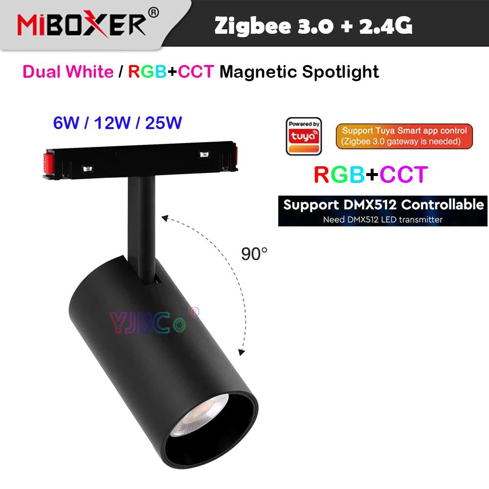 Miboxer ׺ 3.0 LED ׳ƽ ƮƮ, Ʈ RGBCCT,  ȭƮ CCT, õ , 2.4G , 48V Ʈ, 6W, 12W, 25W